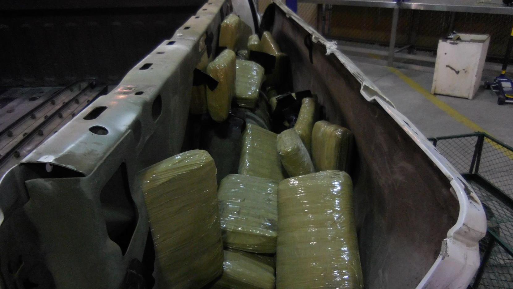 130 pounds of marijuana seized by border agents in Douglas